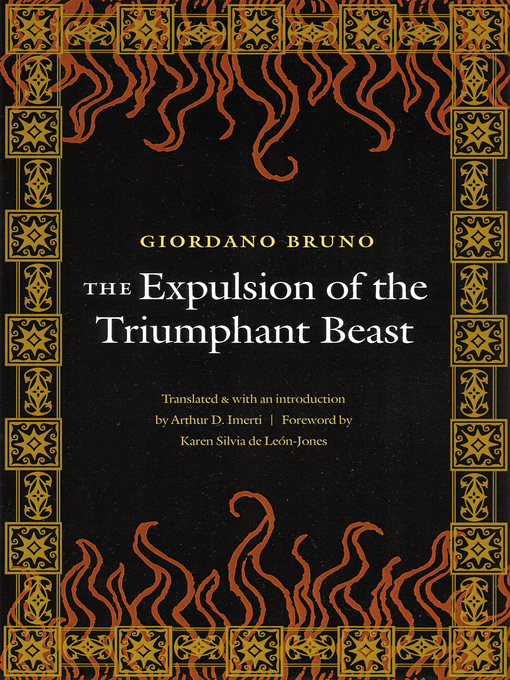 Title details for The Expulsion of the Triumphant Beast by Giordano Bruno - Wait list